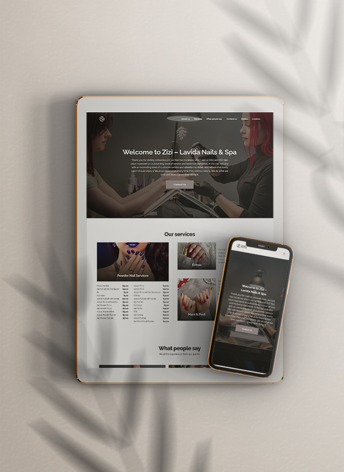Zizi Lavida Salon Landing Page - LP 07 - Image 4