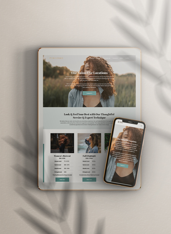 Ozana Salon Landing Page - LP 02 - Image 4