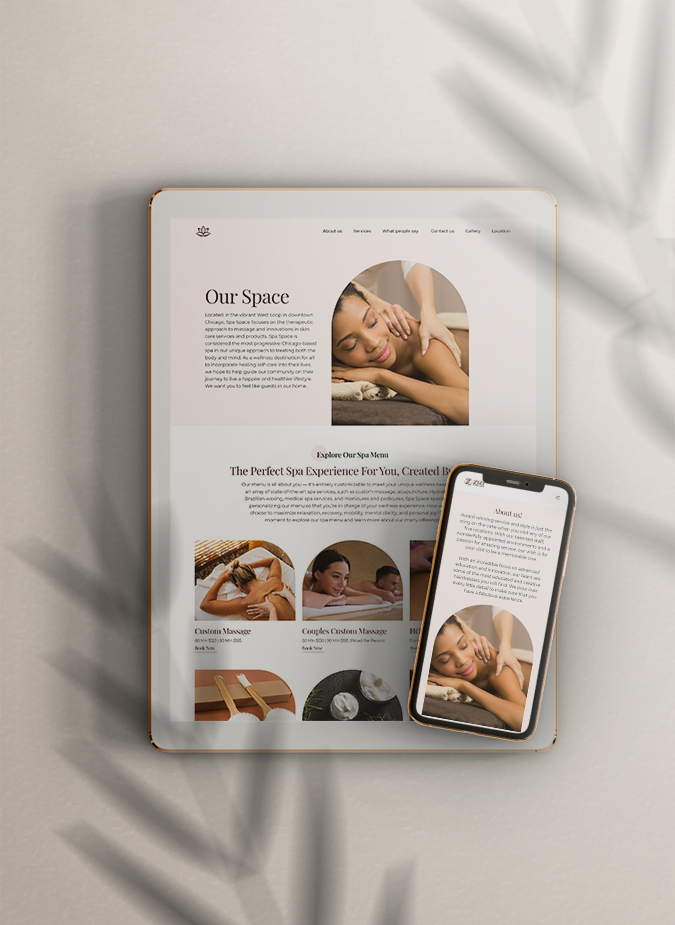 Lotus Salon Landing Page - LP 04 - Image 4