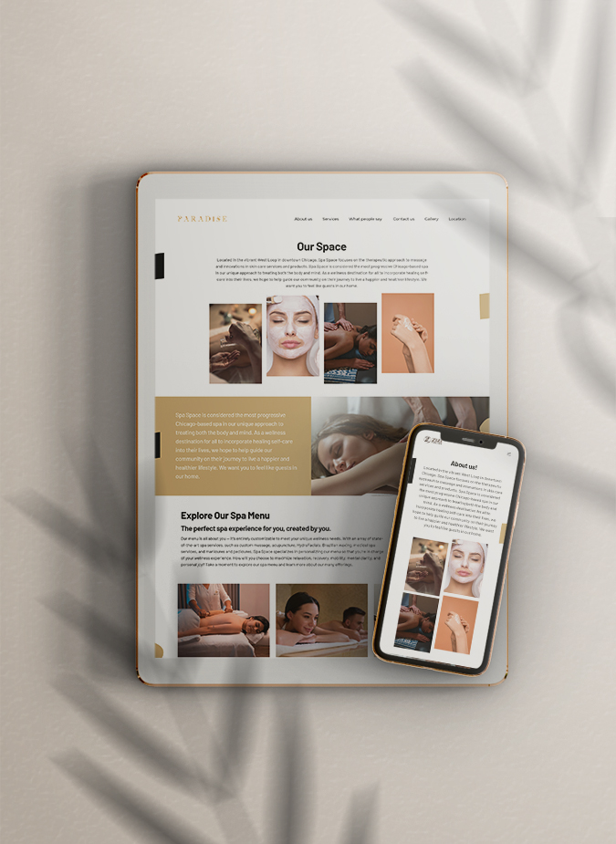 Paradise Salon Landing Page - LP 06 - Image 4