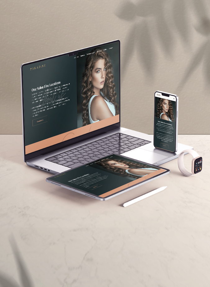 Black Paradise Salon Landing Page - LP 03 - Image 5