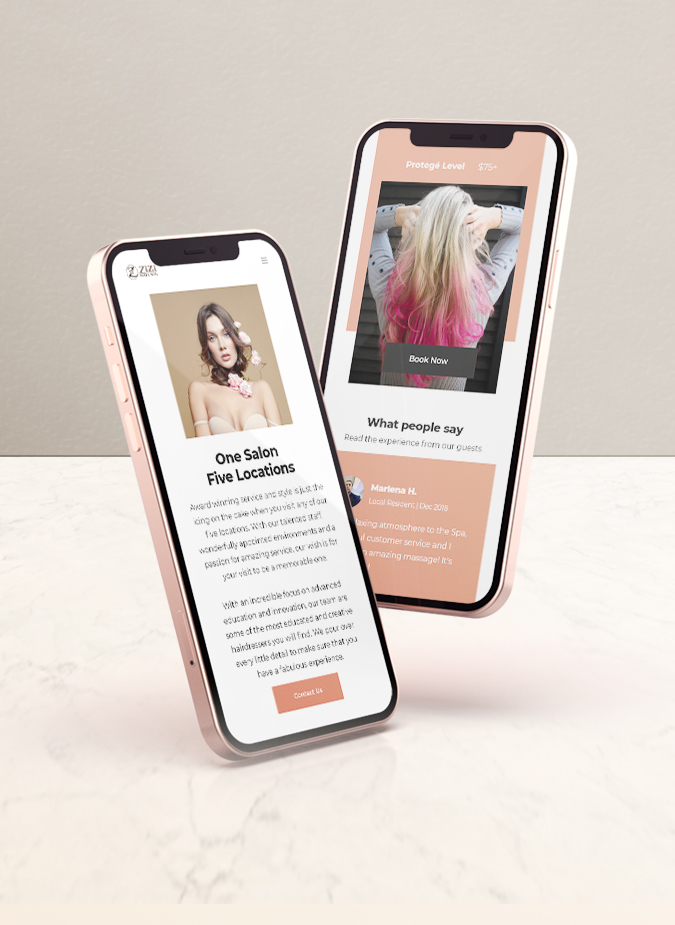 Glamour Salon Landing Page - LP 01 - Image 3