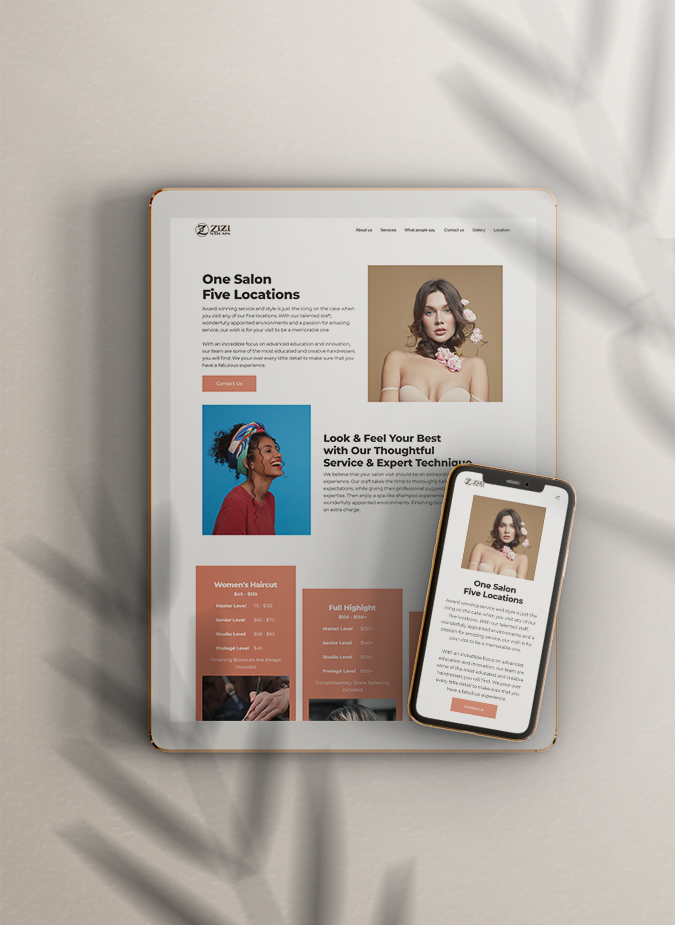 Glamour Salon Landing Page - LP 01 - Image 4