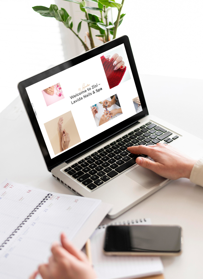 Scissor Works Salon Custom Website Theme - CW 04