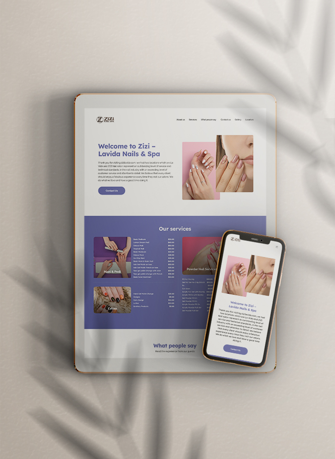 Zizi Salon Landing Page - LP 08 - Image 4