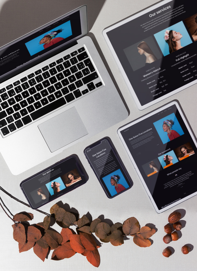 Nailzz Salon Custom Website Theme - CW 09 - Image 3